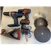 Image 1 : 2 BOXES CORDLESS DRILLS AND 3 GREASE GUNS