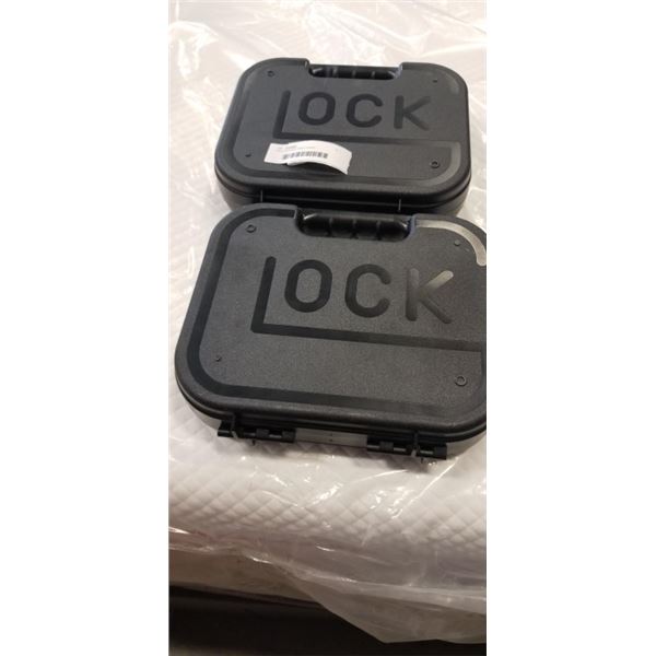 TWO LOCKING HARD CASES