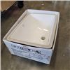 Image 1 : WHITE PORCELAIN UNDERMOUNT SINK, APPROX. 18" X 14"