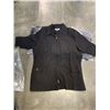Image 2 : SEVEN NEW BLACK WORK SHIRTS, SIZE XL