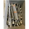Image 1 : BIN FULL OF THREADED ROD, ASSORTED SIZES