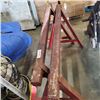 Image 2 : 2 METAL SAW HORSES 48" WIDE