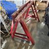 Image 3 : 2 METAL SAW HORSES 48" WIDE