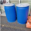 Image 1 : 2 200L PLASTIC BARRELS WITH LIDS