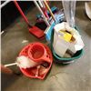 Image 2 : LOT OF CLEANING SUPPLIES, MOP, DUSTER, SWIFFER AND MORE