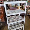 Image 2 : 5 TIIER PLASTIC SHELVING UNIT