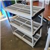 Image 3 : 5 TIIER PLASTIC SHELVING UNIT