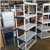 Image 4 : 5 TIIER PLASTIC SHELVING UNIT