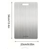 Image 3 : TITANIUM KITCHEN BOARD , DUAL-SIDED, FOOD SAFE & DURABLE, EASY TO CLEAN, METAL MATERIAL, WITH 9.05X1