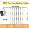 Image 2 : SOLAR POWERED 100 LED STRING LIGHTS 236.22INCH X 118.11INCH, 8 LIGHTING MODES