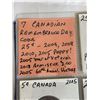 Image 2 : 7 CAN REMEMBRANCE DAY COINS INCL 5 POPPY COINS + 2 VICTORY COINS