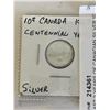 Image 3 : LAST 2 YEARS OF CANADIAN SILVER 10 CENT, 25 CENT, 1967 CENTENNIAL YEAR; 1968 LAST SILVER YEAR OF 10 