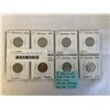Image 1 : 8 - CANADIAN WAR TIME 5 CENT 1938-1945, 1942-1943 TOMBAC'S 1944-1945 VICTORY 5 CENT