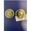Image 1 : 2 UNCIRCULATED DONALD TRUMP 2022 COINS