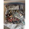 Image 2 : LARGE BAG OF ASSORTED COSTUME JEWELRY AND PARTS