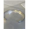 Image 2 : STERLING SILVER CUFF BANGLE ENGRAVED "WTN DEC 2001" .925