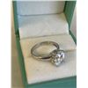 Image 2 : STERLING SILVER .925 RING WITH ONE CZ STONE