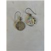 Image 3 : STERLING SILVER CHAIN W/ 2 PENDANTS AND PAIR OF 925 STERLING SILVER EARRINGS