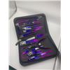 Image 2 : 18 PCS STAINLESS STEEL MANICURE AND PEDICURE KIT WITH TRAVEL CASE, NAIL SCISSORS AND GROOMING TOOLS