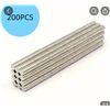 Image 1 : 200PCS SMALL NEODYMIUM MAGNETS, 4MM X 1.5MM SMALL RARE EARTH WHITEBOARD MAGNETS