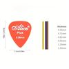 Image 2 : 20PCS GUITAR PICK ORIGINAL SOUND ELECTRIC BASS MODERATOR GUITARS ACCESSORIES THICKNESS 0.58 - 1.5 MM