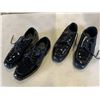 Image 1 : BOX OF BLACK SHOES, SIZE 5
