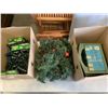 Image 1 : 2 BOXES OF LIGHTS AND GARLAND DECOR