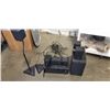 Image 1 : YAMAHA SURROUND SOUND SYSTEM; HTR-6030 RECIEVER, SW-P20 SUBWOOFER, NX-E270 SPEAKERS AND NX-C270