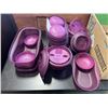 Image 1 : LOT OF MICROWAVABLE TUPPERWARE