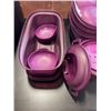Image 2 : LOT OF MICROWAVABLE TUPPERWARE
