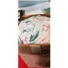 Image 2 : BOX OF LINENS: 3 PILLOW CASES, 2 MATTRESS PADS 36"X36" (1) 24" X 24", (2) 5'X4', (2) 4'X4', (1) 48" 