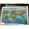Image 2 : VANCOUVER AND WORLD MAPS, LAMINATED, 9PCS TOTAL