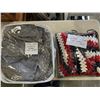 Image 1 : WEIGHTED THROW AND CROCHET BLANKET