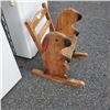 Image 2 : WOOD BUNNY KIDS ROCKING CHAIR