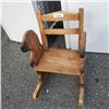 Image 3 : WOOD BUNNY KIDS ROCKING CHAIR