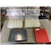 Image 1 : PARTS ORGANIZERS AND BINDER WITH PLASTIC PAGES FOR COINS