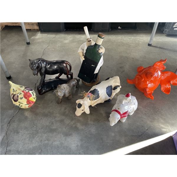 LOT OF KNICK KNACKS AND HOUSEHOLD ITEMS