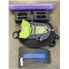 Image 1 : YOGA  AND EXCERCISE ITEMS, BACKPACK AND HIKING PACK
