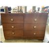 Image 1 : WALNUT 6 DRAWER DRESSER