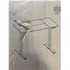 Image 2 : VIVO BLACK AND VINTAGE BROWN WOOD 47X24 ELECTRIC DESK