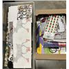 Image 1 : ASSORTED CHRISTMAS WRAPPING AND BAGS, ETC IN TOTE AND BOX