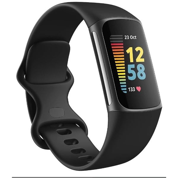 FITBIT CHARGE 5 SMARTWATCH - TESTED WORKING, RETAIL $153
