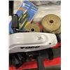 Image 1 : LOT OF FREE WEIGHTS, ARM CURLER BAR, ARM STRENGTHENER AND SEATED EXCERSIZER