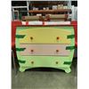 Image 1 : THREE DRAWER CANDY CHEST, MULTICOLOR