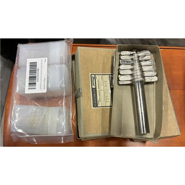 ROUTER BITS AND CORK BORERS