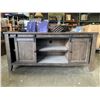 Image 1 : JOFRAN RUSTIC SLIDING DOOR MEDIA TABLE