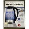 Image 2 : HAMILTON BEACH 1.7L GLASS ELECTRIC KETTLE - TESTED WORKING, RETAIL $44
