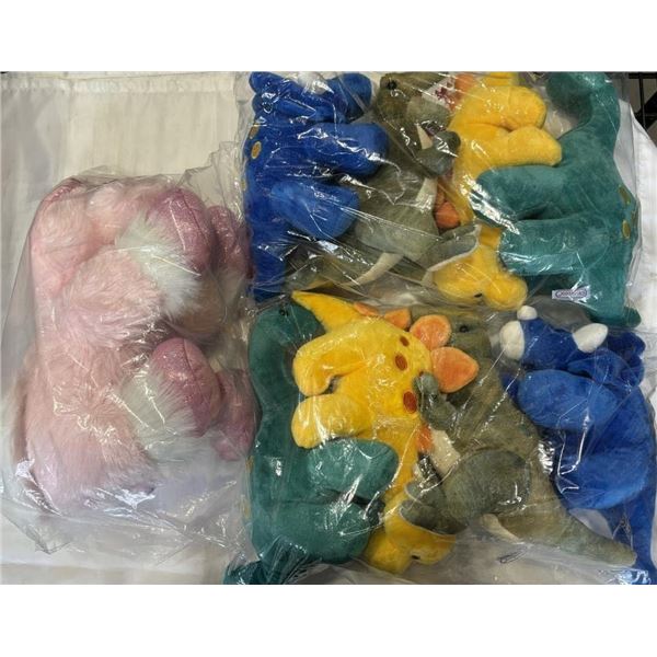 3 NEW PLUSH ANIMAL SETS
