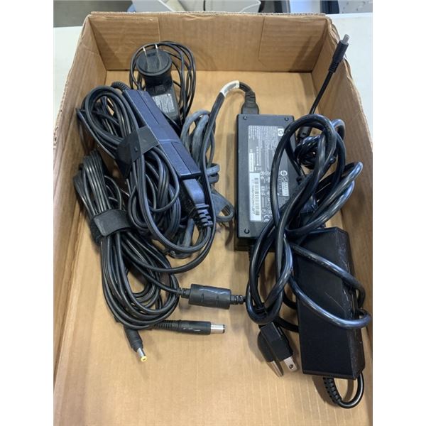 FIVE LAPTOP CHARGERS