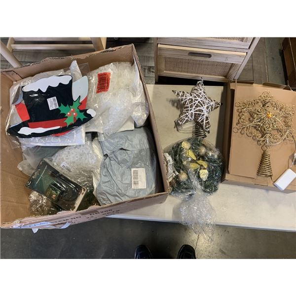 BOX OF ASSORTED XMAS ITEMS